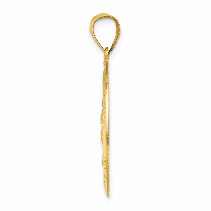 Lovely Rita's Pendants & Charms 14k Yellow Gold Lady of Guadalupe Medal