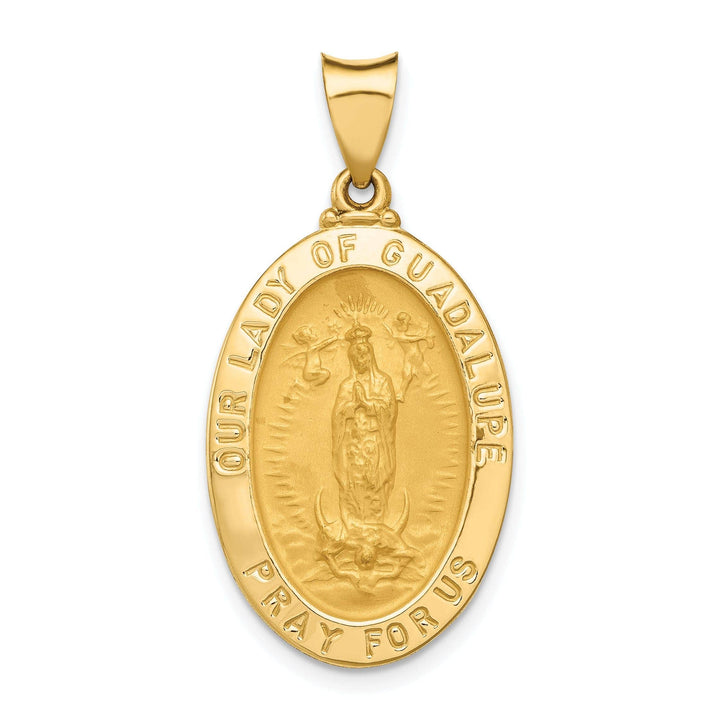 Lovely Rita's Pendants & Charms 14k Yellow Gold Lady of Guadalupe Medal