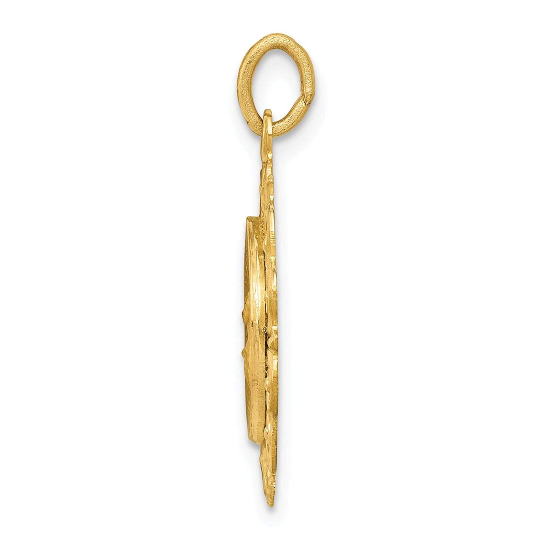 Lovely Rita's Pendants & Charms 14k Yellow Gold Lady Of The Assumption Medal