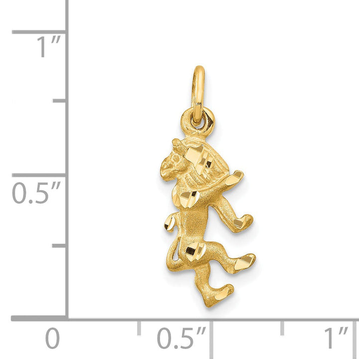 Lovely Rita's Pendants & Charms 14k Yellow Gold Leo Zodiac Charm Pendant
