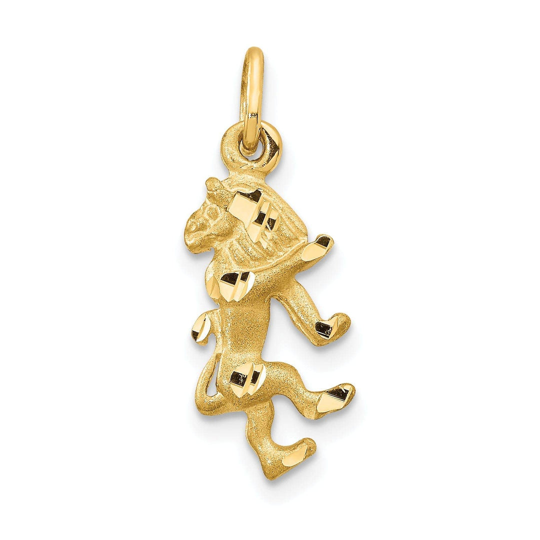 Lovely Rita's Pendants & Charms 14k Yellow Gold Leo Zodiac Charm Pendant