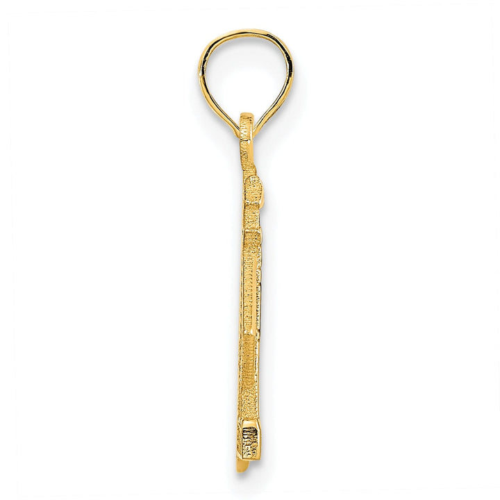 Lovely Rita's Pendants & Charms 14k Yellow Gold Lighthouse with Anchor and Rope Design Charm