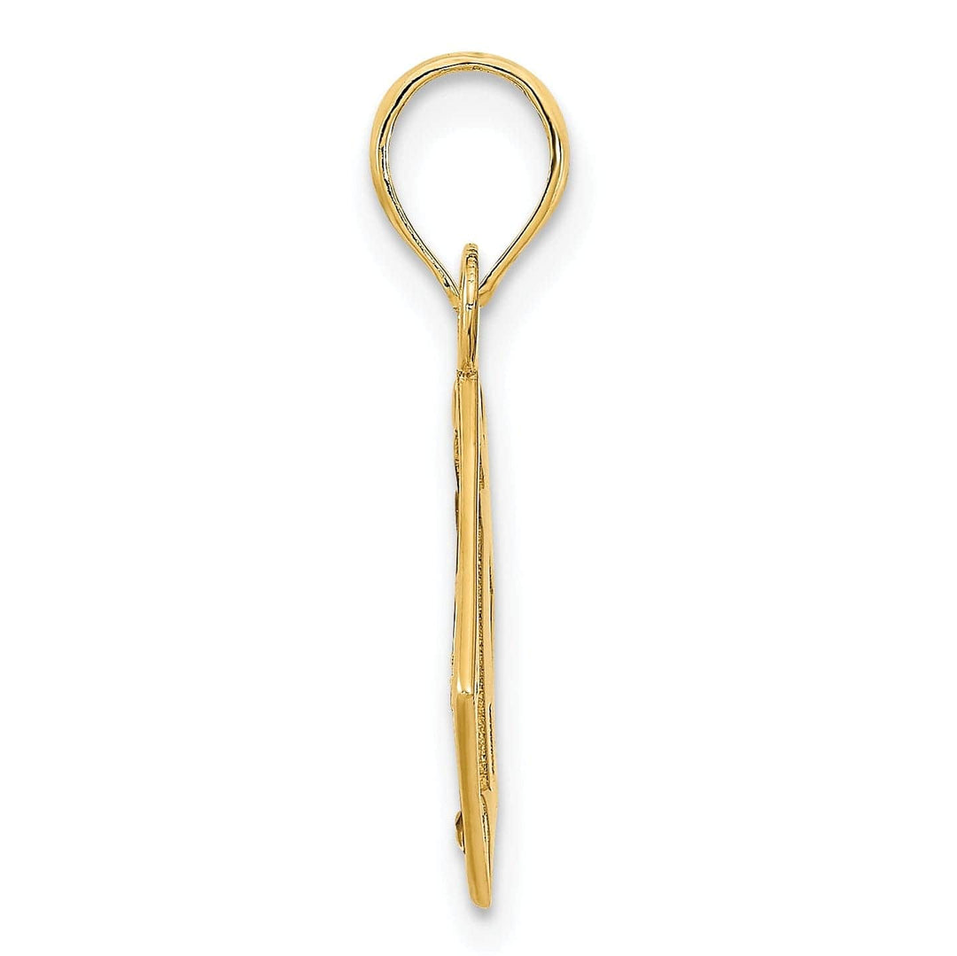 Lovely Rita's Pendants & Charms 14k Yellow Gold Lighthouse with Compass Design Charm