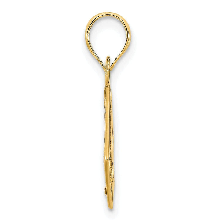 Lovely Rita's Pendants & Charms 14k Yellow Gold Lighthouse with Compass Design Charm