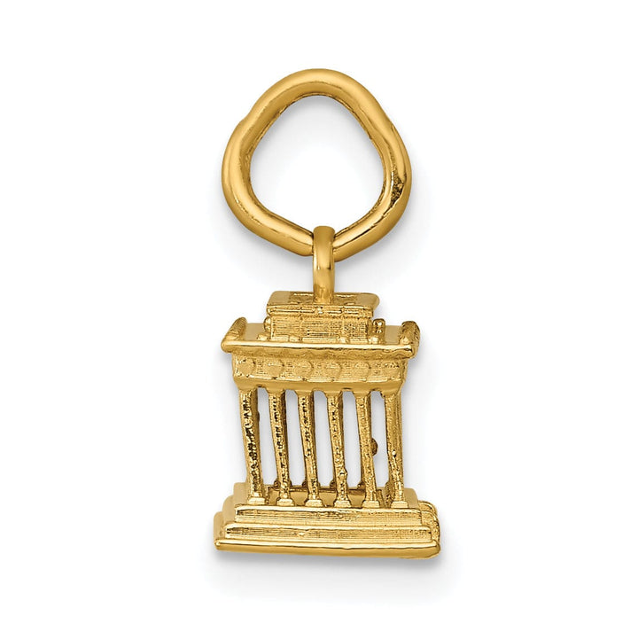 Lovely Rita's Pendants & Charms 14k Yellow Gold Lincoln Memorial Charm
