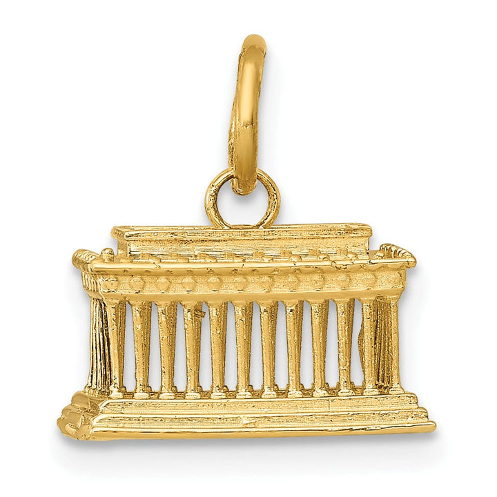 Lovely Rita's Pendants & Charms 14k Yellow Gold Lincoln Memorial Charm