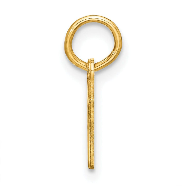 Lovely Rita's Pendants & Charms 14K Yellow Gold Lower Case Letter A Initial Charm Pendant