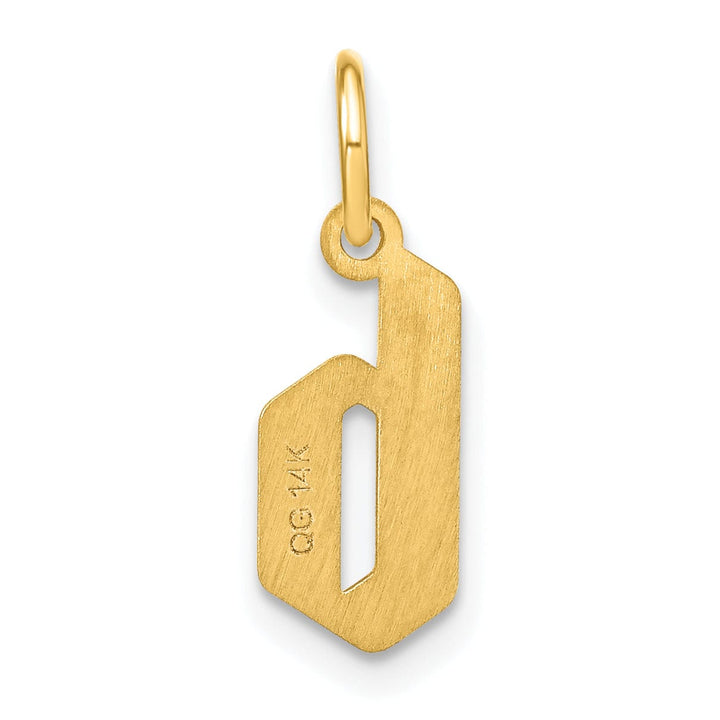 Lovely Rita's Pendants & Charms 14K Yellow Gold Lower Case Letter B Initial Charm Pendant