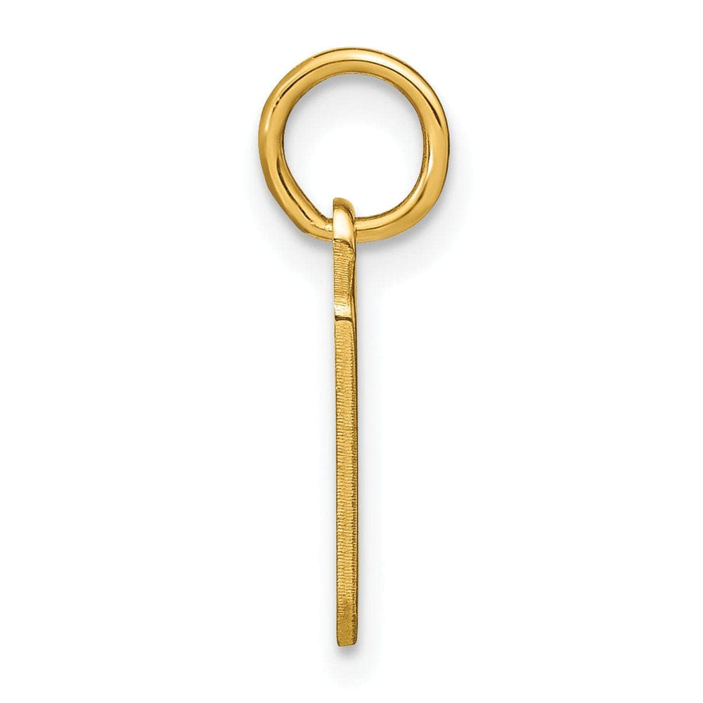 Lovely Rita's Pendants & Charms 14K Yellow Gold Lower Case Letter B Initial Charm Pendant