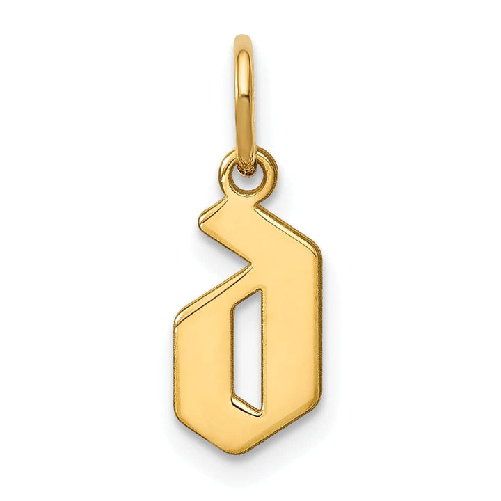 Lovely Rita's Pendants & Charms 14K Yellow Gold Lower Case Letter D Initial Charm Pendant