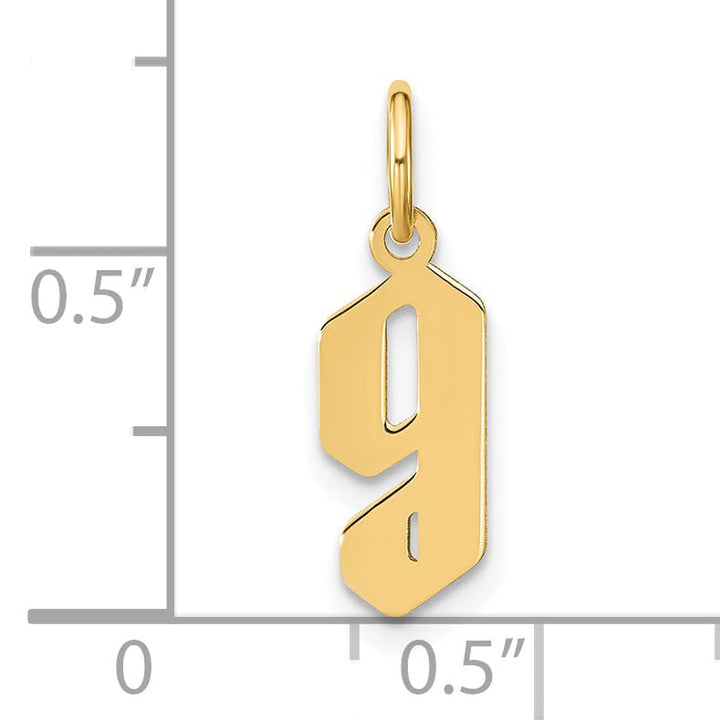 Lovely Rita's Pendants & Charms 14K Yellow Gold Lower Case Letter G Initial Charm Pendant