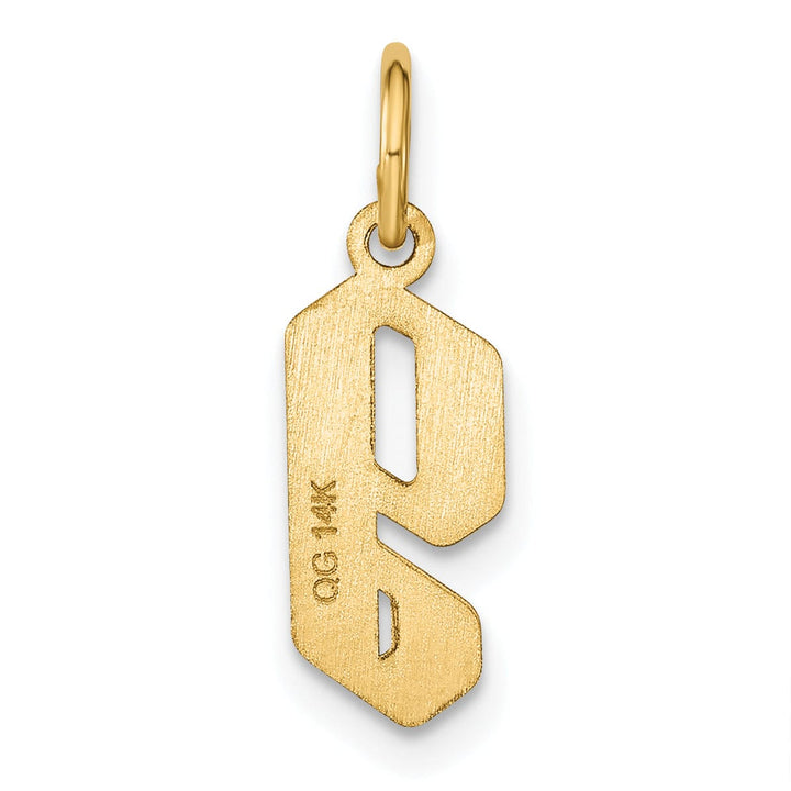 Lovely Rita's Pendants & Charms 14K Yellow Gold Lower Case Letter G Initial Charm Pendant