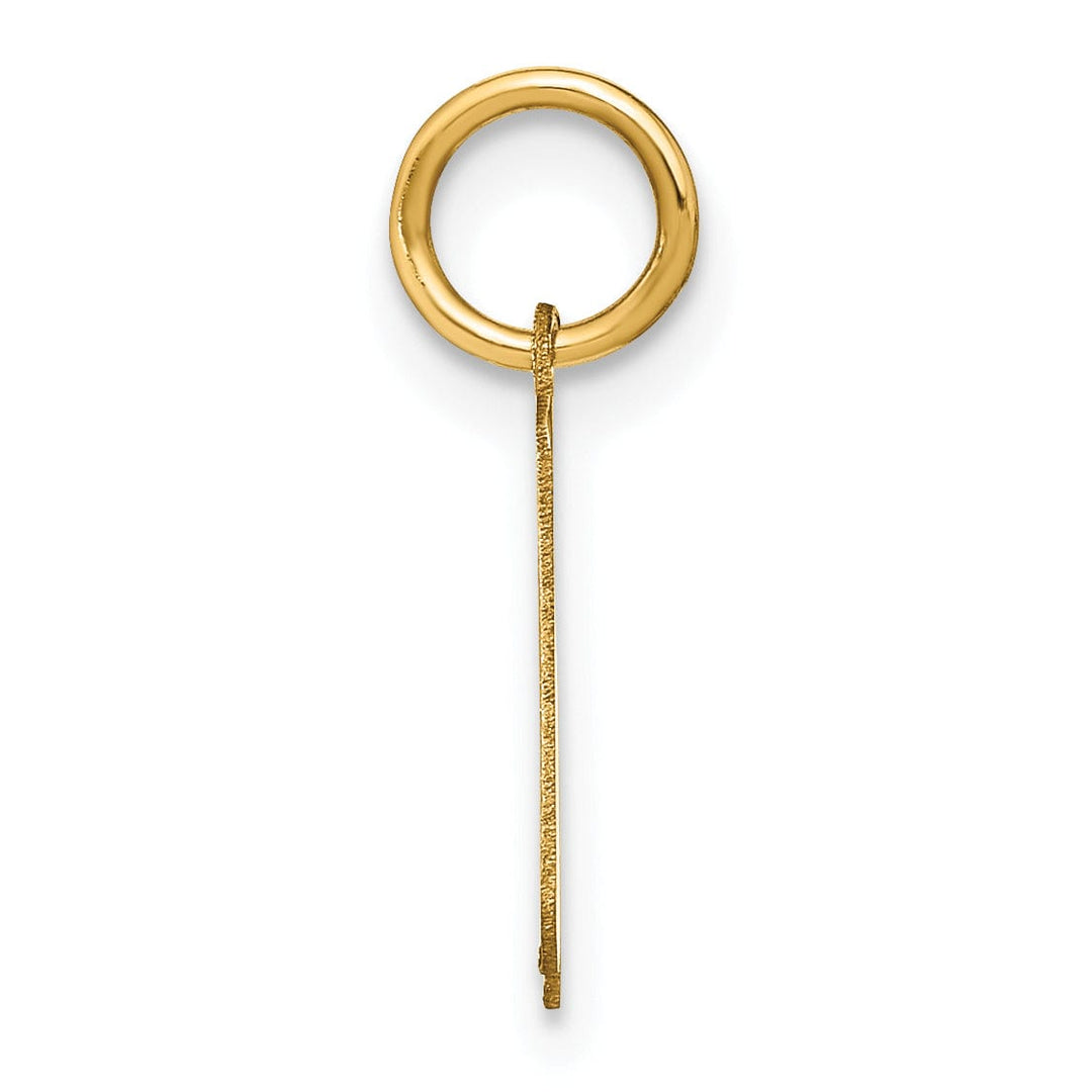 Lovely Rita's Pendants & Charms 14K Yellow Gold Lower Case Letter H Initial Charm Pendant