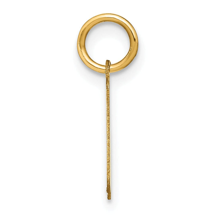 Lovely Rita's Pendants & Charms 14K Yellow Gold Lower Case Letter H Initial Charm Pendant