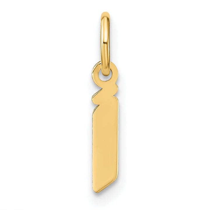 Lovely Rita's Pendants & Charms 14K Yellow Gold Lower Case Letter I Initial Charm Pendant