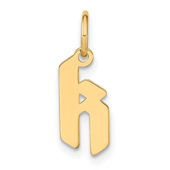 Lovely Rita's Pendants & Charms 14K Yellow Gold Lower Case Letter K Initial Charm Pendant