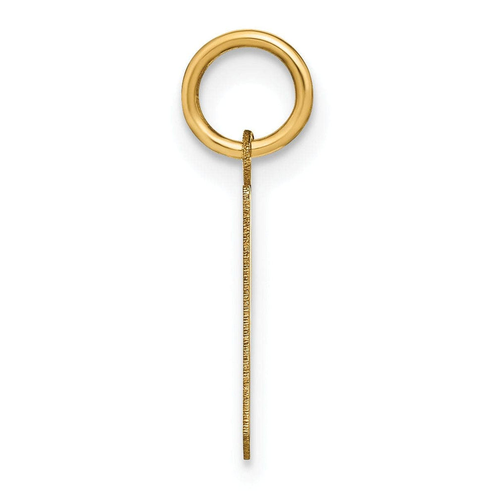 Lovely Rita's Pendants & Charms 14K Yellow Gold Lower Case Letter P Initial Charm Pendant