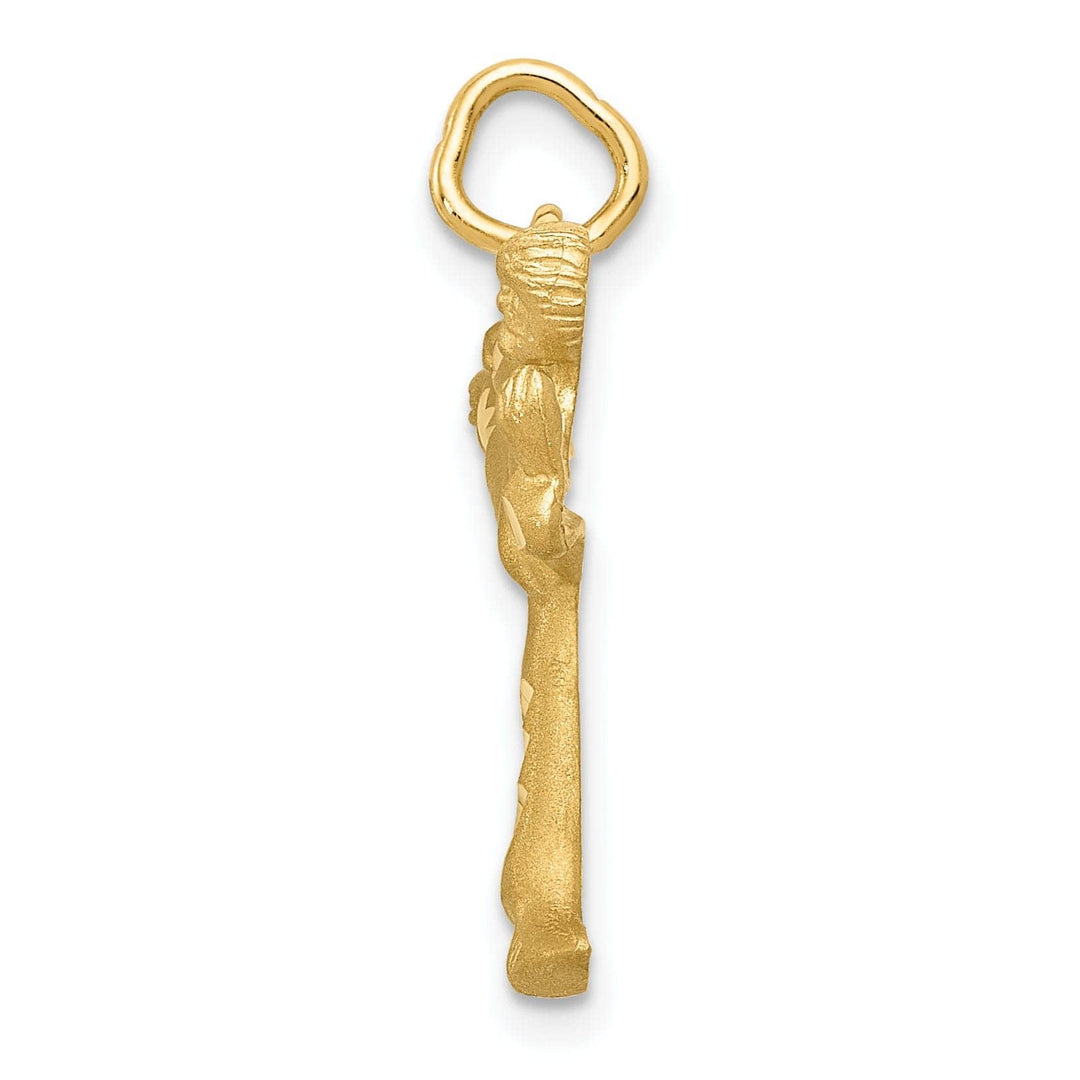 Lovely Rita's Pendants & Charms 14k Yellow Gold Male Karate Charm Pendant