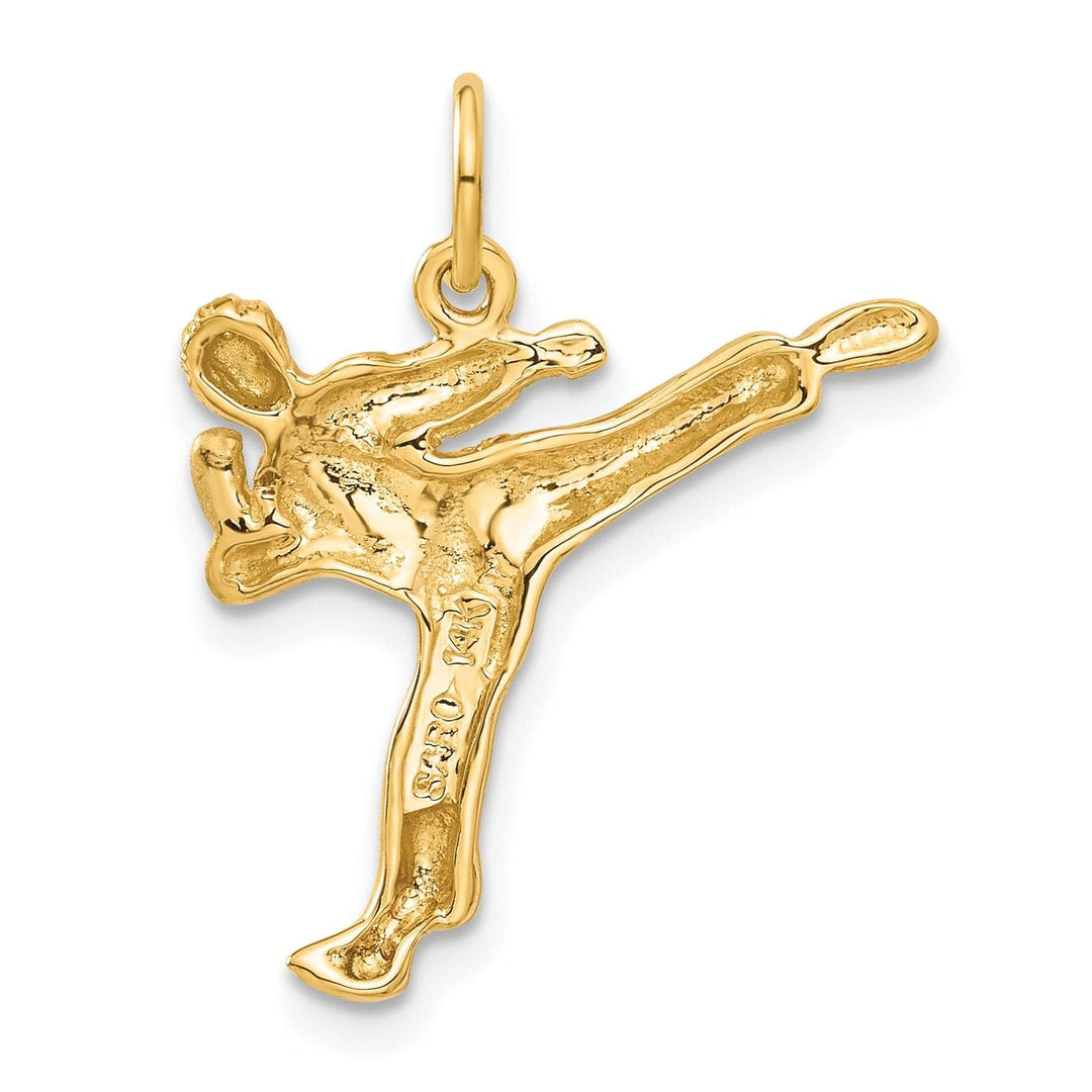 Lovely Rita's Pendants & Charms 14k Yellow Gold Male Karate Charm Pendant