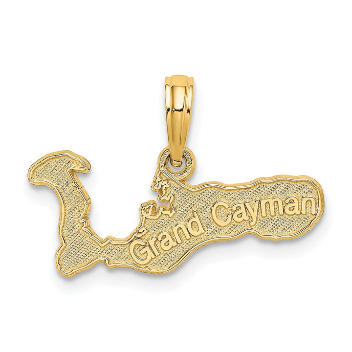 Lovely Rita's Pendants & Charms 14k Yellow Gold Map Shape of GRAND CAYMAN Island Pendant