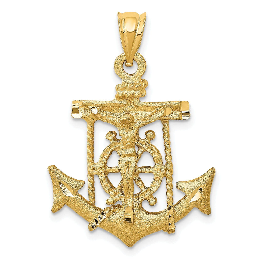 Lovely Rita's Pendants & Charms 14k Yellow Gold Mariners Cross Pendant
