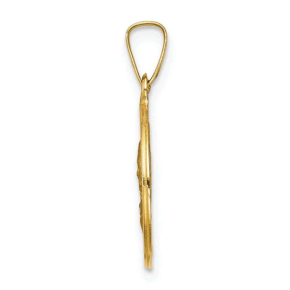 Lovely Rita's Pendants & Charms 14k Yellow Gold Matka Boska Czestochowska Medal