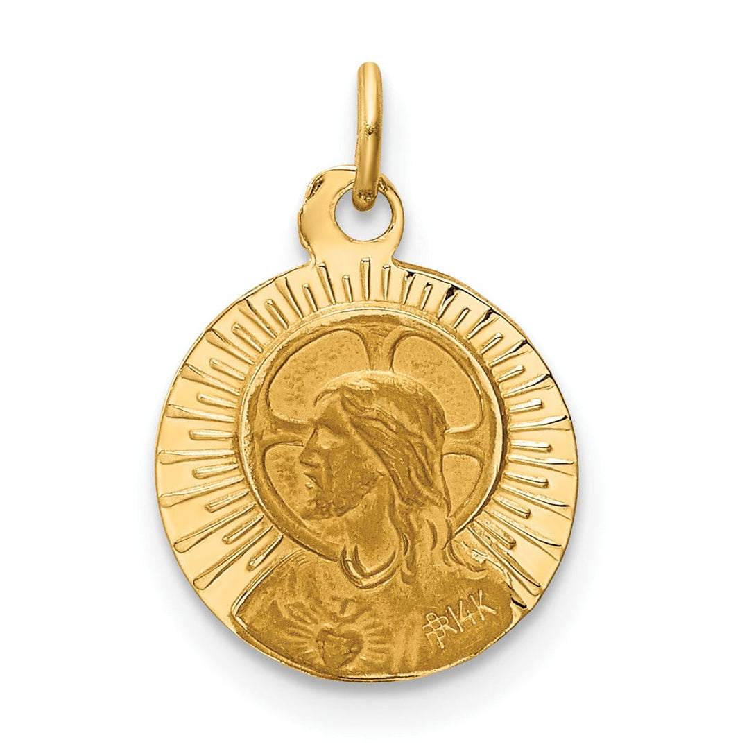 Lovely Rita's Pendants & Charms 14k Yellow Gold Matka Boska Medal Pendant