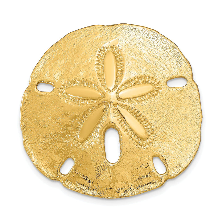 Lovely Rita's Pendants & Charms 14k Yellow Gold Medium Sand dollar Slide Pendant