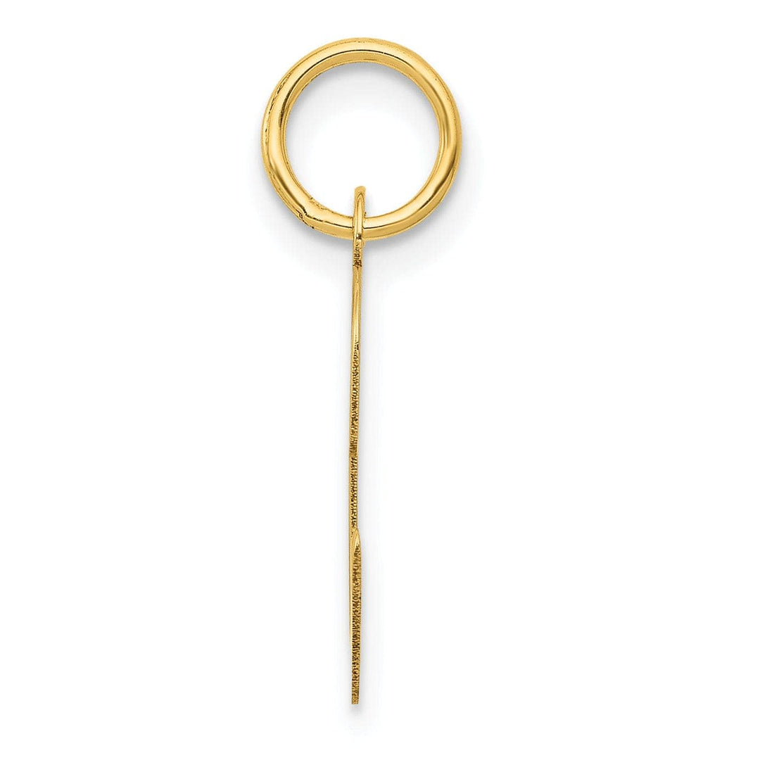 Lovely Rita's Pendants & Charms 14K Yellow Gold Medium Size Fancy Script Design Letter C Initial Pendant