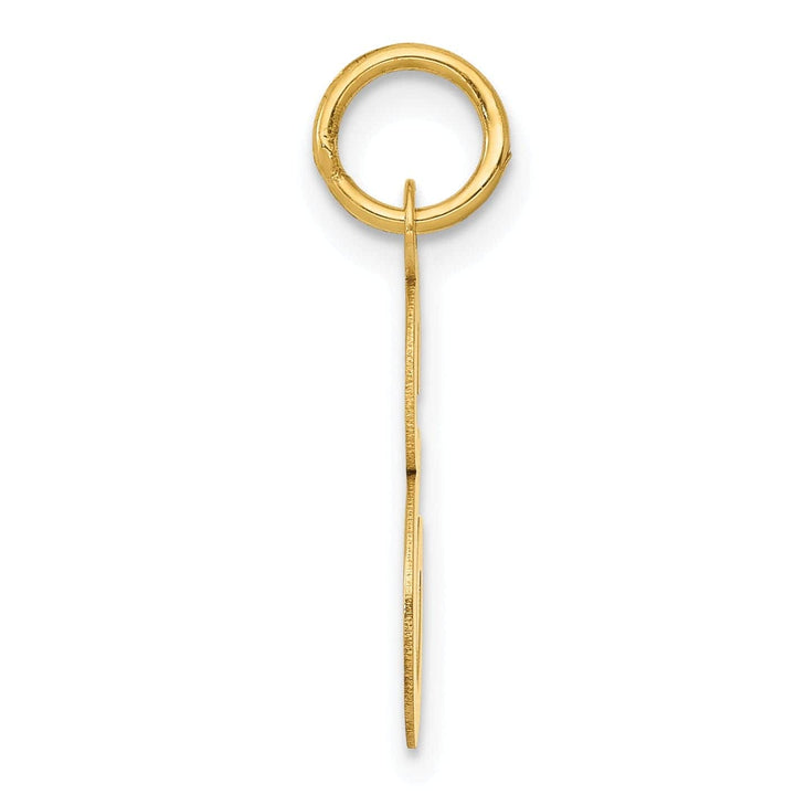 Lovely Rita's Pendants & Charms 14K Yellow Gold Medium Size Fancy Script Design Letter E Initial Pendant