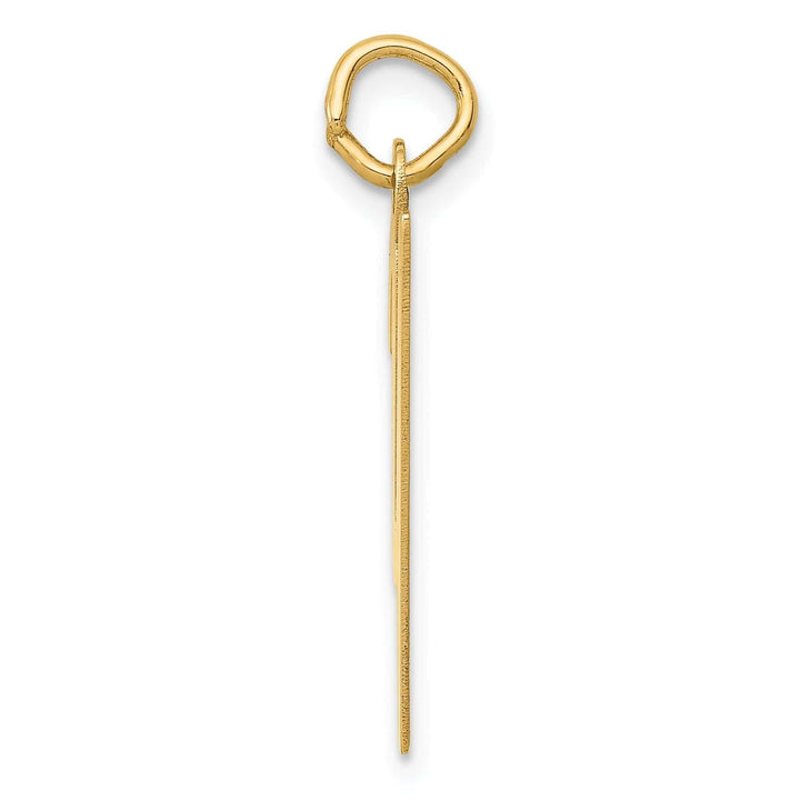 Lovely Rita's Pendants & Charms 14K Yellow Gold Medium Size Fancy Script Design Letter Y Initial Pendant