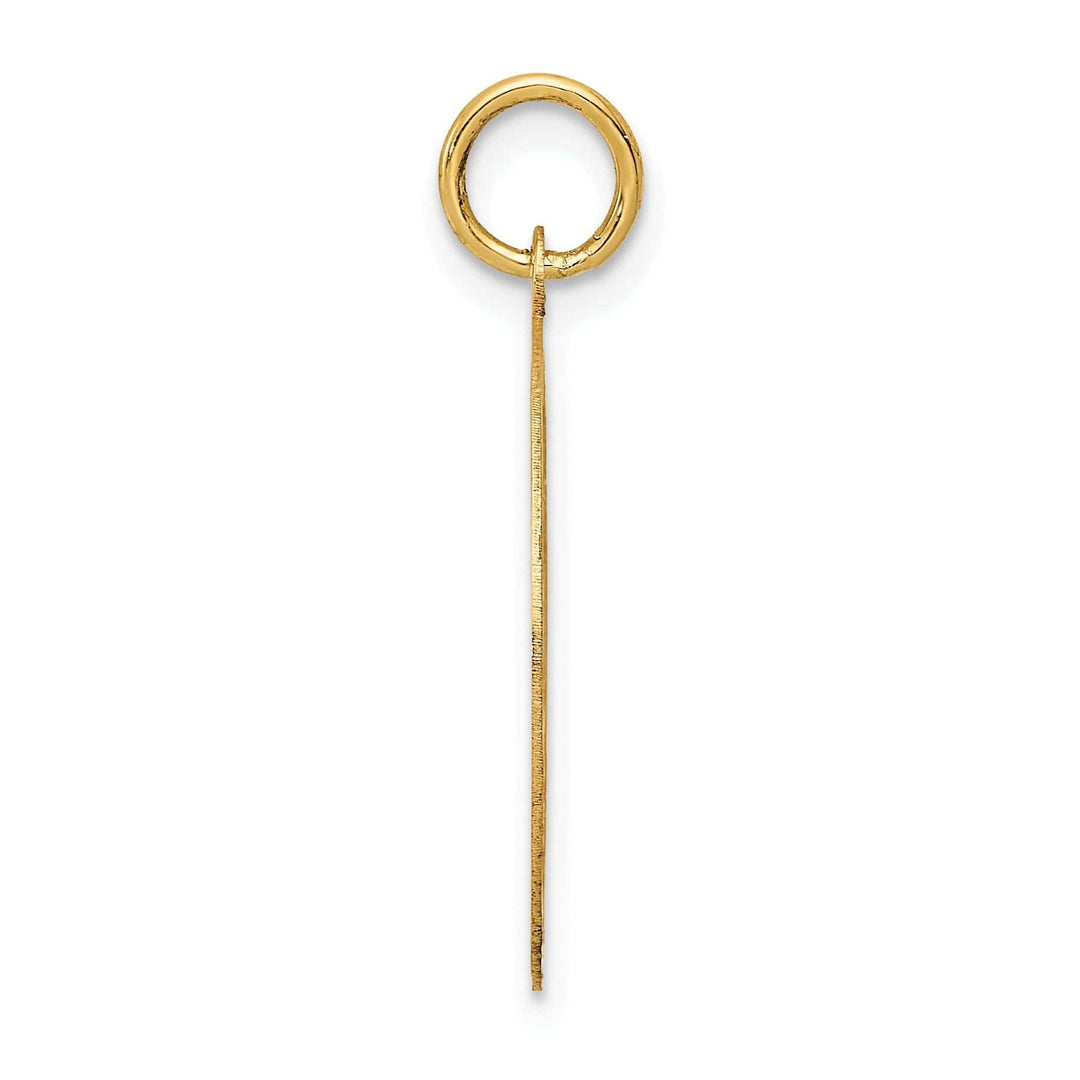 Lovely Rita's Pendants & Charms 14k Yellow Gold Merry Christmas Disc Pendant