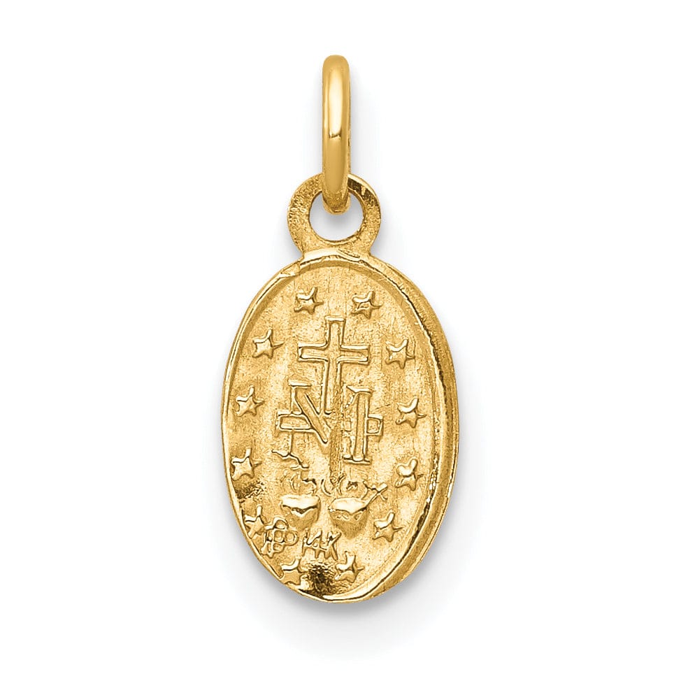 Lovely Rita's Pendants & Charms 14k Yellow Gold Miraculous Medal Charm Pendant