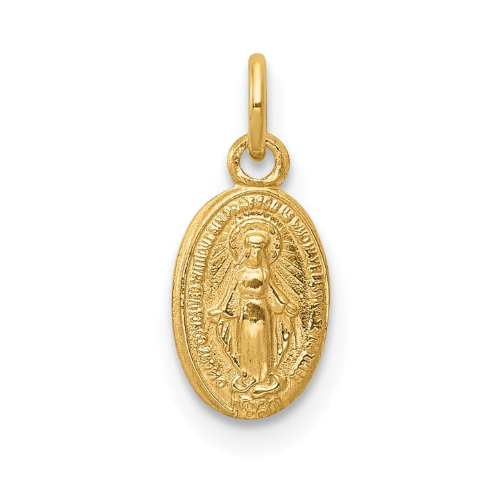 Lovely Rita's Pendants & Charms 14k Yellow Gold Miraculous Medal Charm Pendant