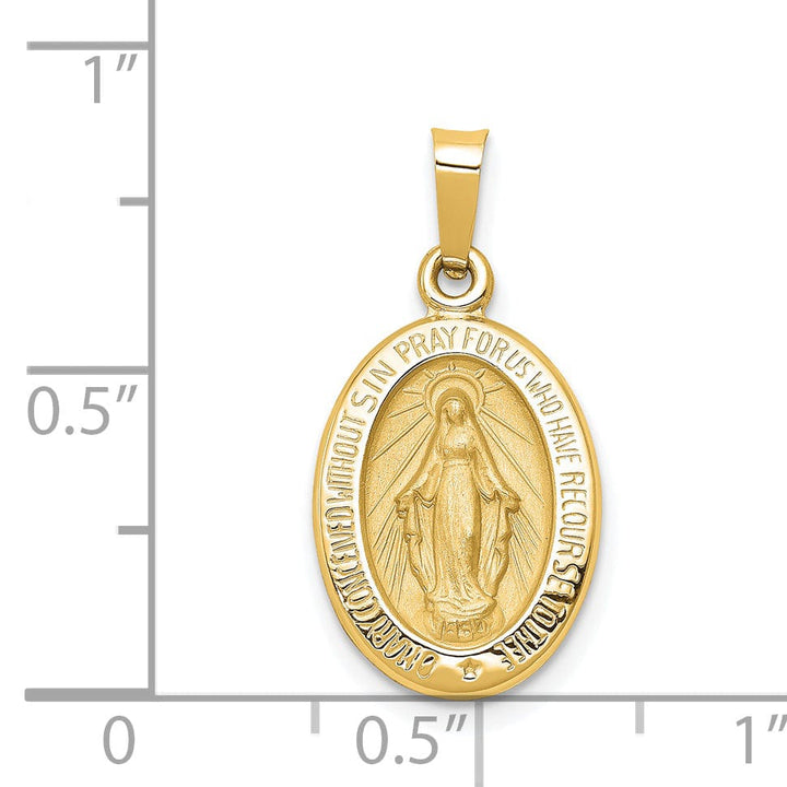 Lovely Rita's Pendants & Charms 14k Yellow Gold Miraculous Medal Pendant