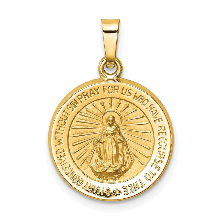 Lovely Rita's Pendants & Charms 14k Yellow Gold Miraculous Medal Pendant