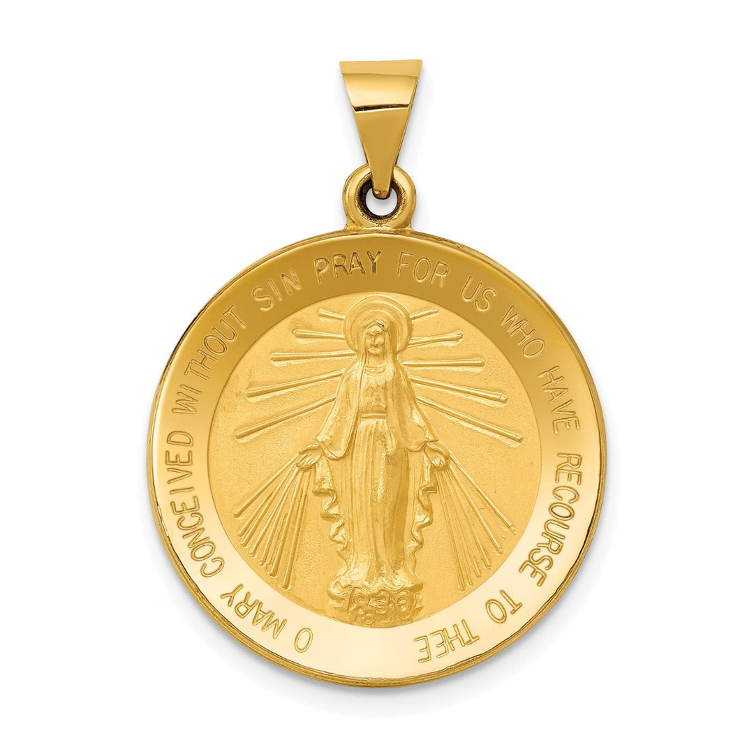 Lovely Rita's Pendants & Charms 14k Yellow Gold Miraculous Medal Pendant