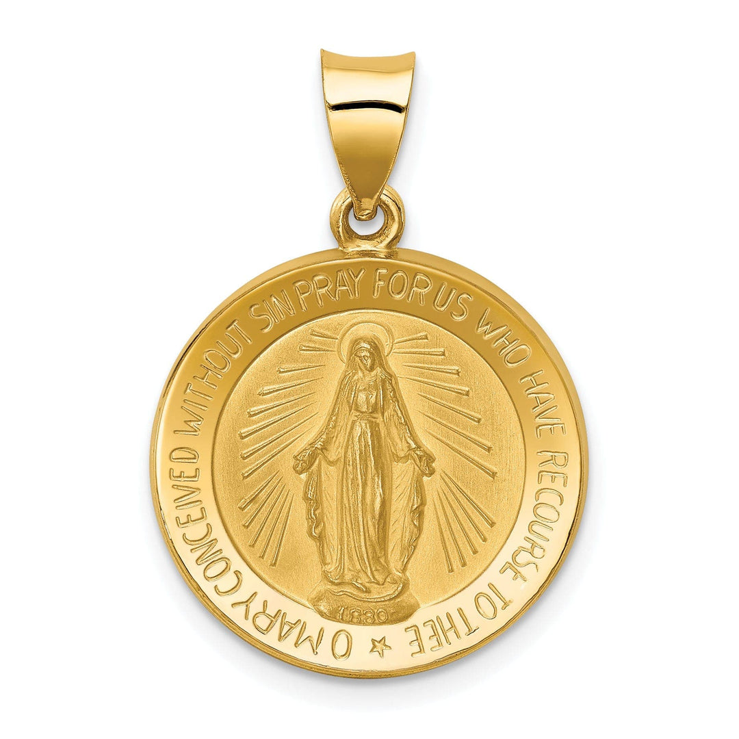 Lovely Rita's Pendants & Charms 14k Yellow Gold Miraculous Medal Pendant