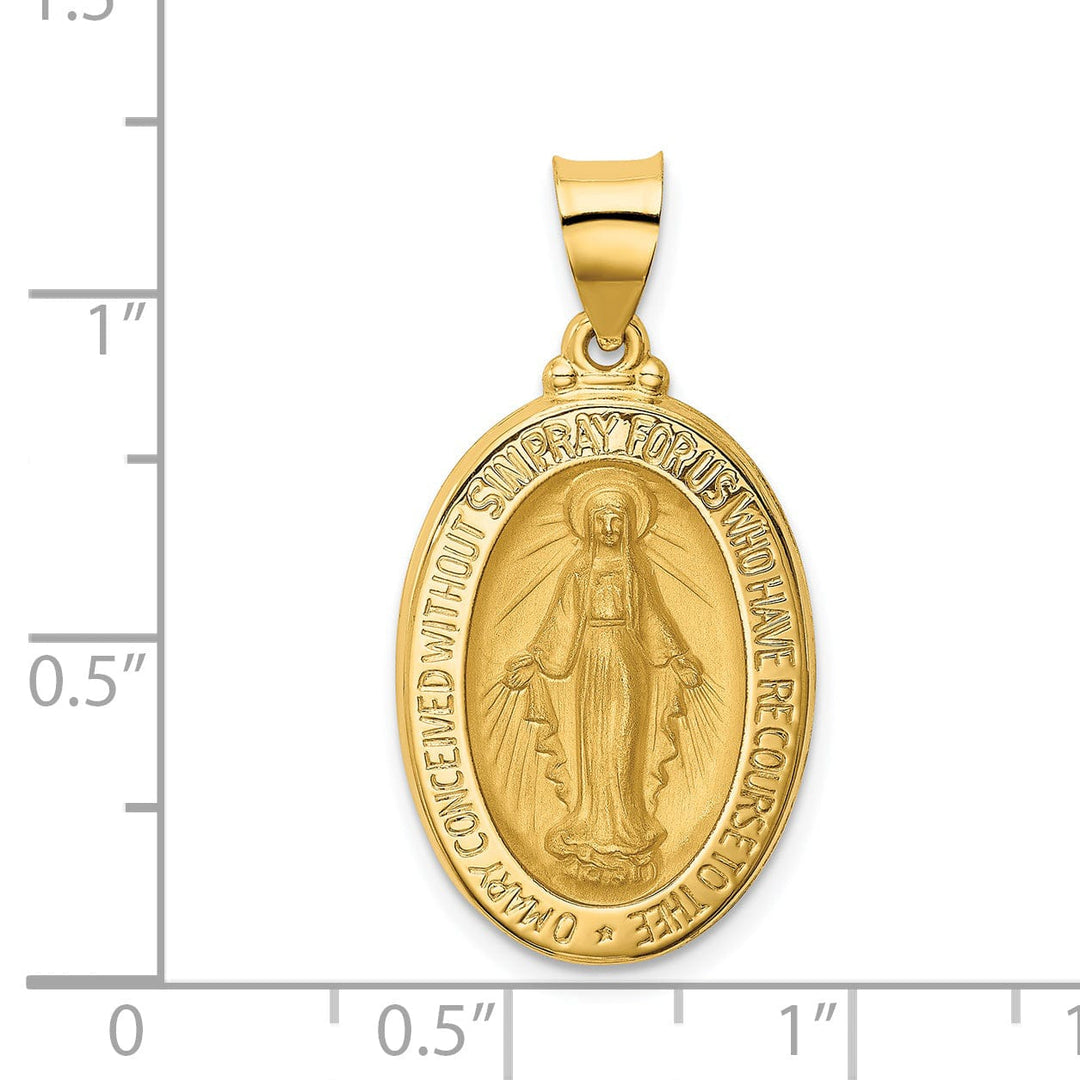Lovely Rita's Pendants & Charms 14k Yellow Gold Miraculous Medal Pendant
