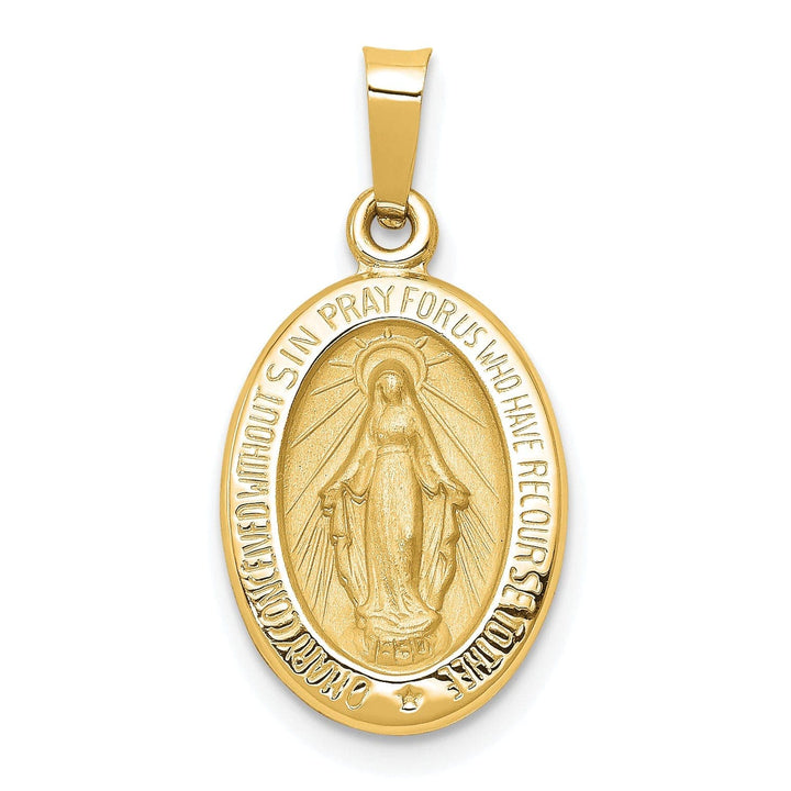 Lovely Rita's Pendants & Charms 14k Yellow Gold Miraculous Medal Pendant