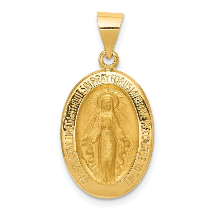 Lovely Rita's Pendants & Charms 14k Yellow Gold Miraculous Medal Pendant