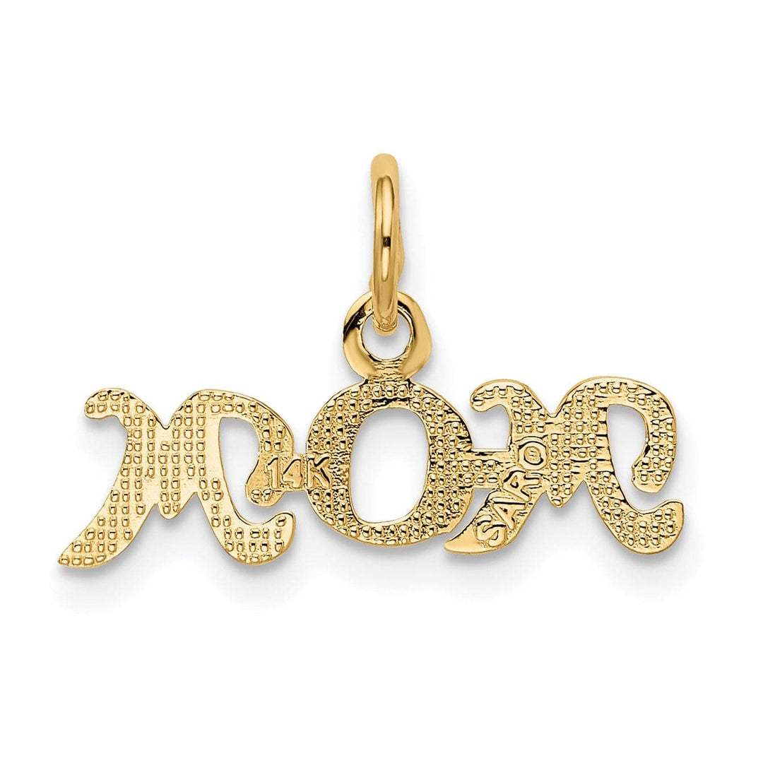 Lovely Rita's Pendants & Charms 14k Yellow Gold Mom Charm Pendant