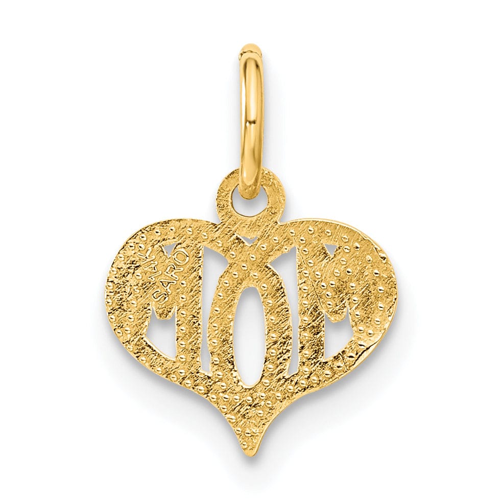 Lovely Rita's Pendants & Charms 14k Yellow Gold Mom Charm Pendant