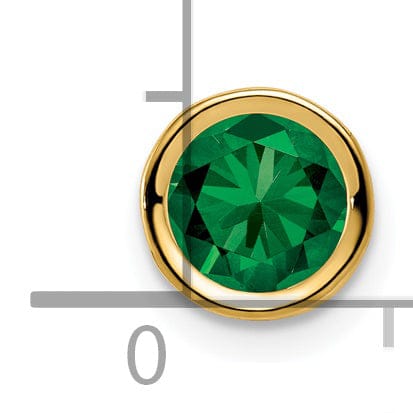 Lovely Rita's Pendants & Charms 14k Yellow Gold Mount St. Helens Bezel Pendant