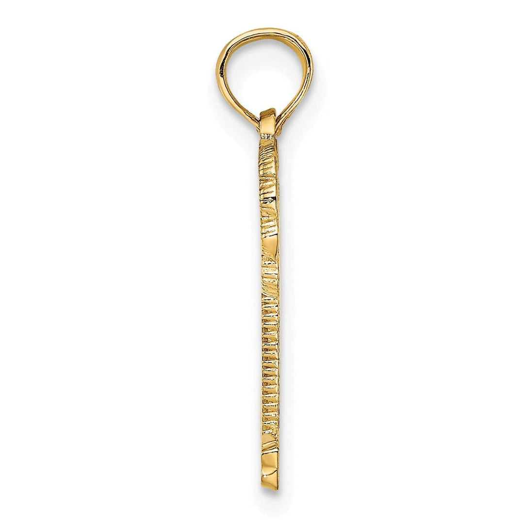 Lovely Rita's Pendants & Charms 14K Yellow Gold NAPLES Florida Sign Under Palm Tree Circle Pendant