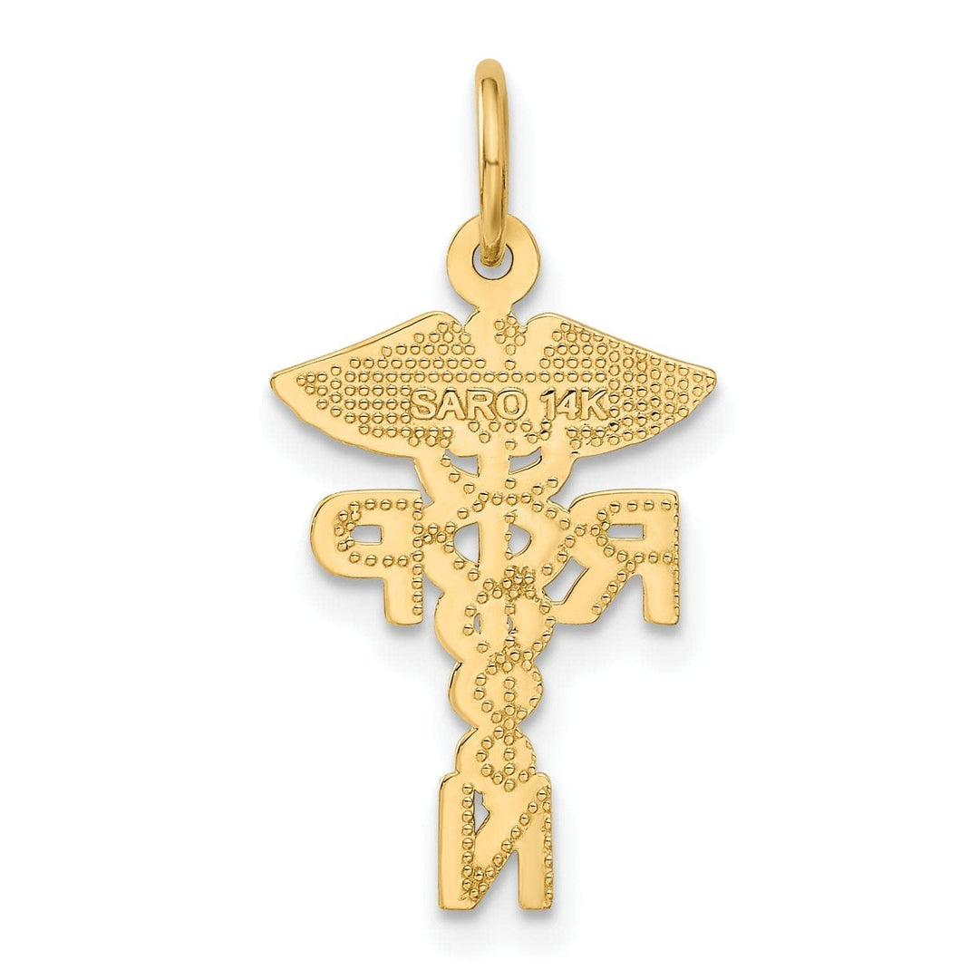 Lovely Rita's Pendants & Charms 14k Yellow Gold Nurse Practitioner Pendant