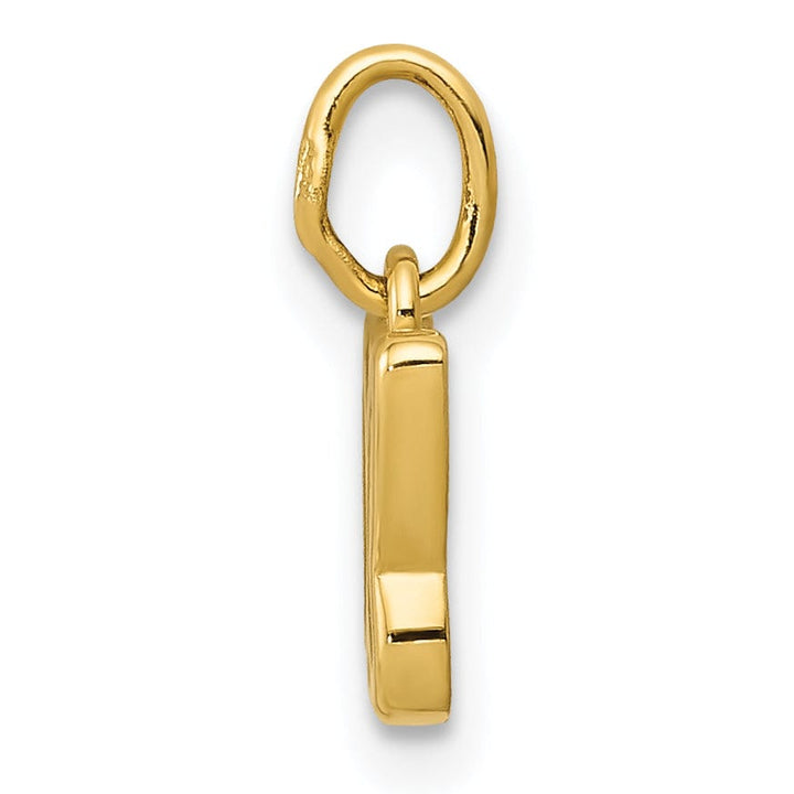 Lovely Rita's Pendants & Charms 14k Yellow Gold Open Back Solid Polished Finish Butterfly Charm Pendant