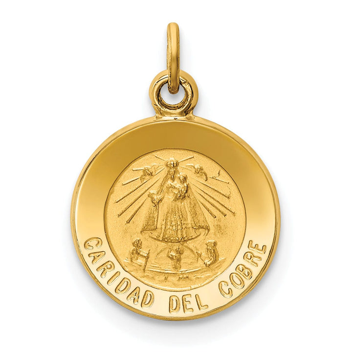Lovely Rita's Pendants & Charms 14k Yellow Gold Our Lady of Cuba Medal Pendant
