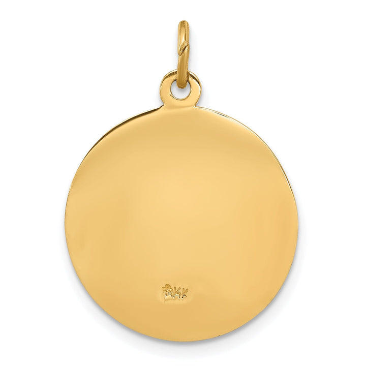 Lovely Rita's Pendants & Charms 14k Yellow Gold Our Lady of Fatima Medal Pendant