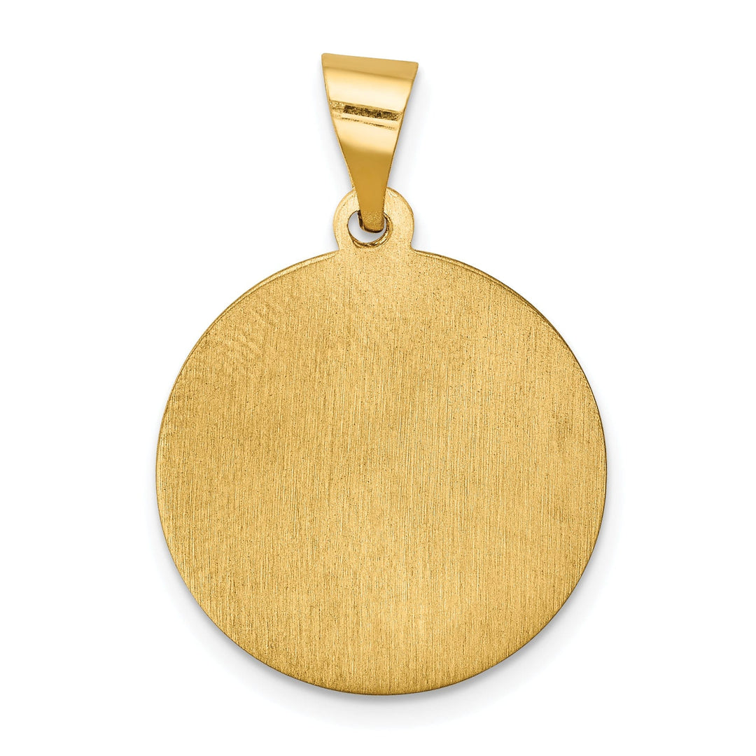 Lovely Rita's Pendants & Charms 14k Yellow Gold Our Lady of Lourdes Medal Pendant